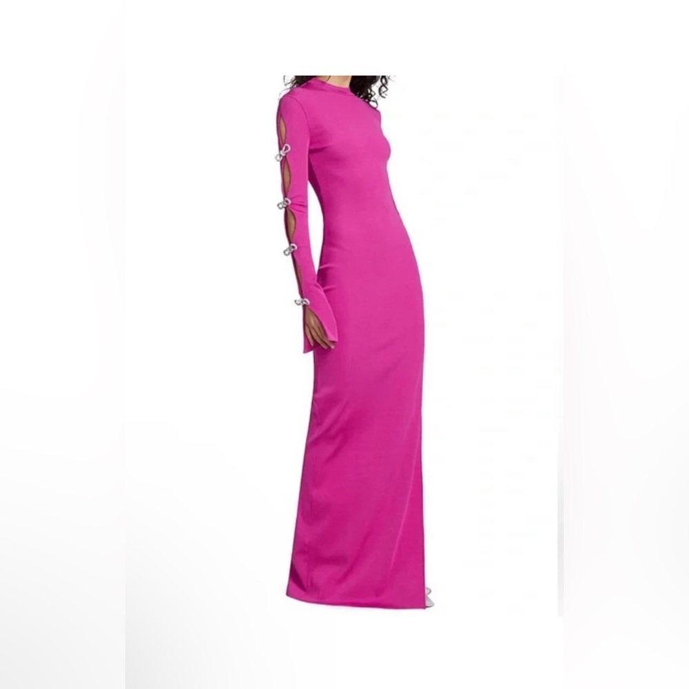 **BRAND NEW w/Tags**
MACH & MACH
Crystal-Embellished Cut-Out Maxi Dress